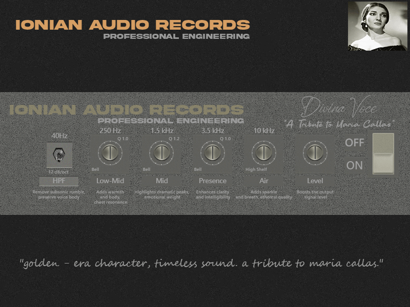 Divina Voce EQ - "A Tribute to Maria Callas" Windows x64