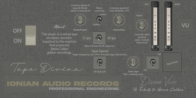 Tape Divina - "A Tribute to Maria Callas" Windows x64